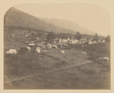 (Bear Valley) door Carleton E. Watkins